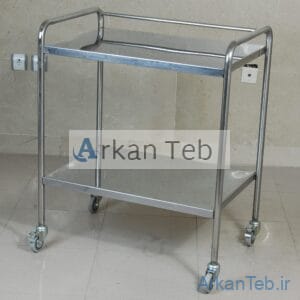 ترالی استیل حمل دارو پالس ویژن