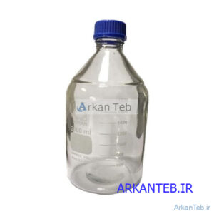 شیشه در پیچ دار با روکش پلاستیکی 2000 میلی لیتر ارکان طب
