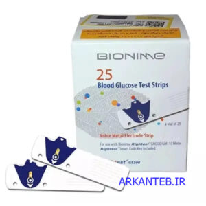 نوار تست قند 25 عددی بایونیم ارکان طب
