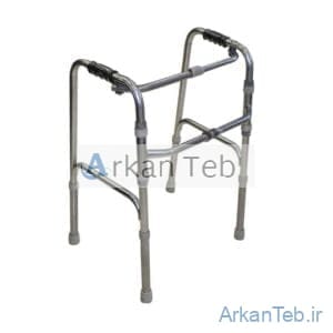 واکر آلومینیوم نقره ای تاشو بدون چرخ ترکیبی S