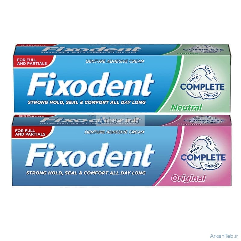 چسب دندان مصنوعی فیکسودنت ( آلمانی ) ارکان طب