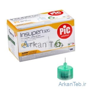 سرسوزن PiC سایز 6 میلی متری بسته 100 عددی ارکان طب