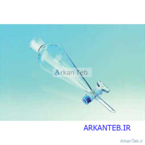 قیف جداکننده با شیر شیشه ای غیر مدرج 2000 میلی لیتر برند PIP ارکان طب