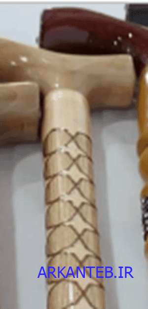 عصا چوبي لیزري مدور 8 ضلعی کوچک ارکان طب