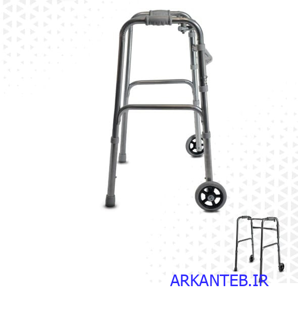 واکر تاشو چرخدار ارکان طب