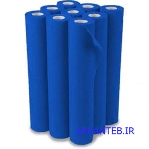 رول ملحفه عرض 80 آبی ارکان طب