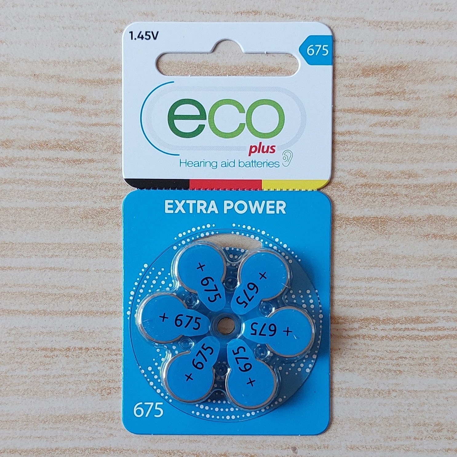 باتری سمعک 675 اکو پلاس ارکان طب