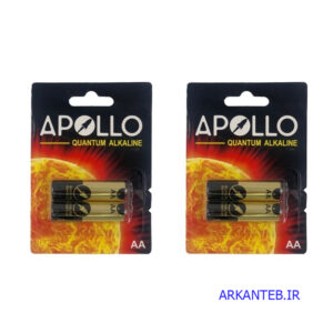 باتری نیم قلمی آپولو مدل آلکالین ارکان طب