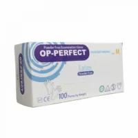 دستکش لاتکس بدون پودر OP-perfect سایز Medium ارکان طب