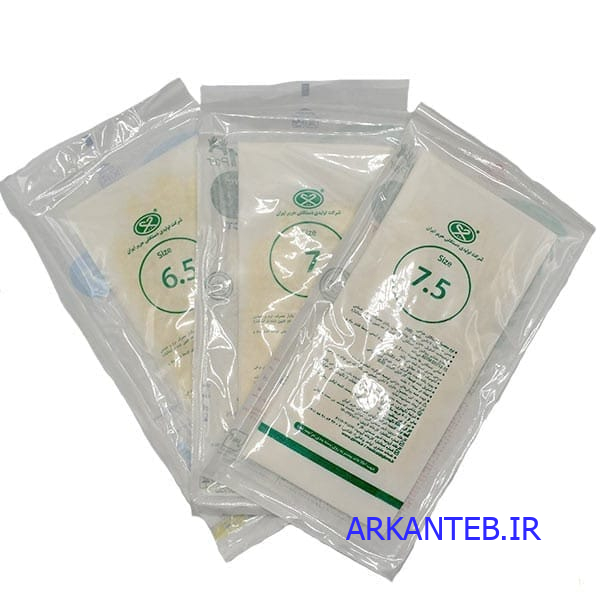 دستکش استریل جراحی بدون اوپی پرفکت 6.5 ارکان طب