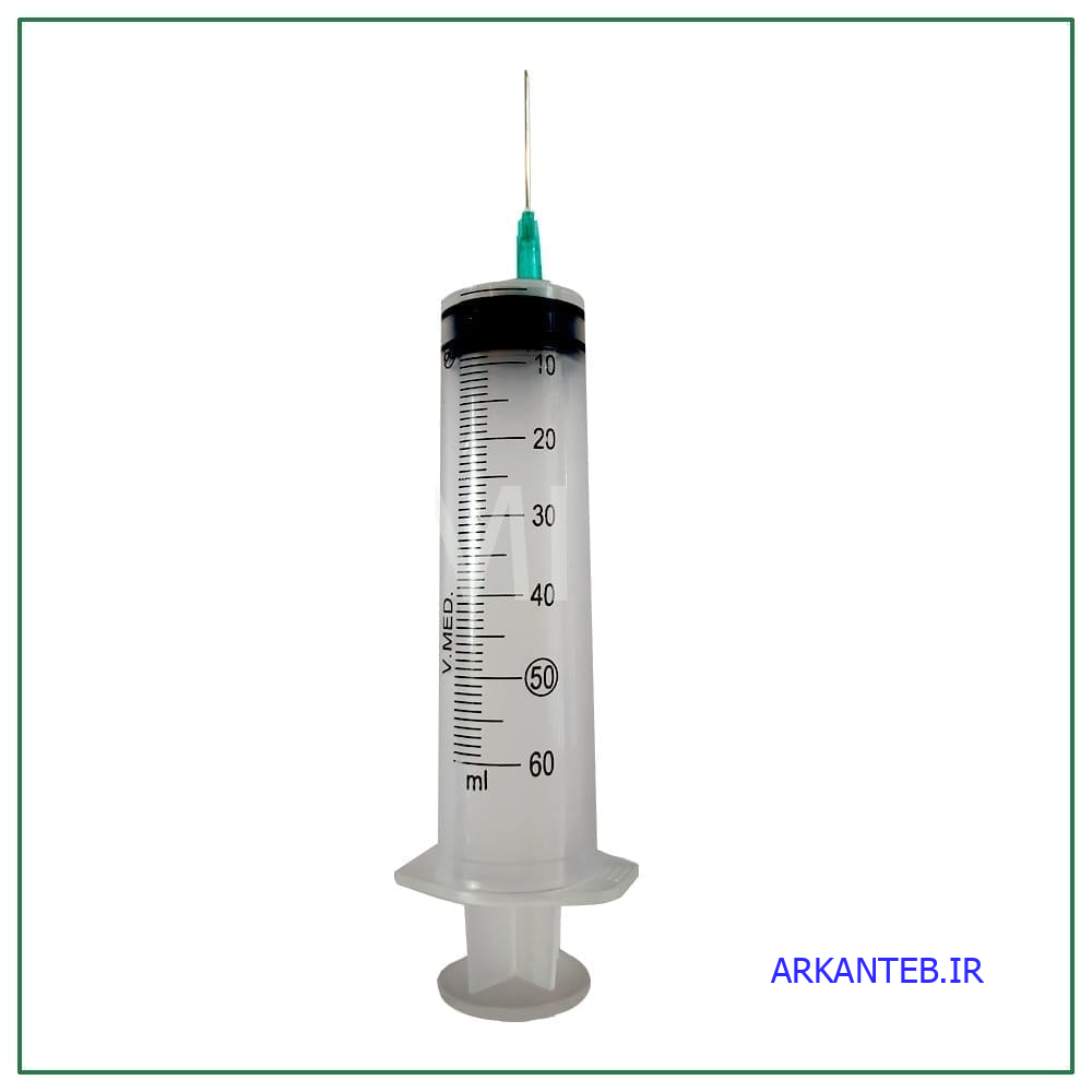 سرنگ 60-50 سی سی لوئراسلیپ وی مد ارکان طب
