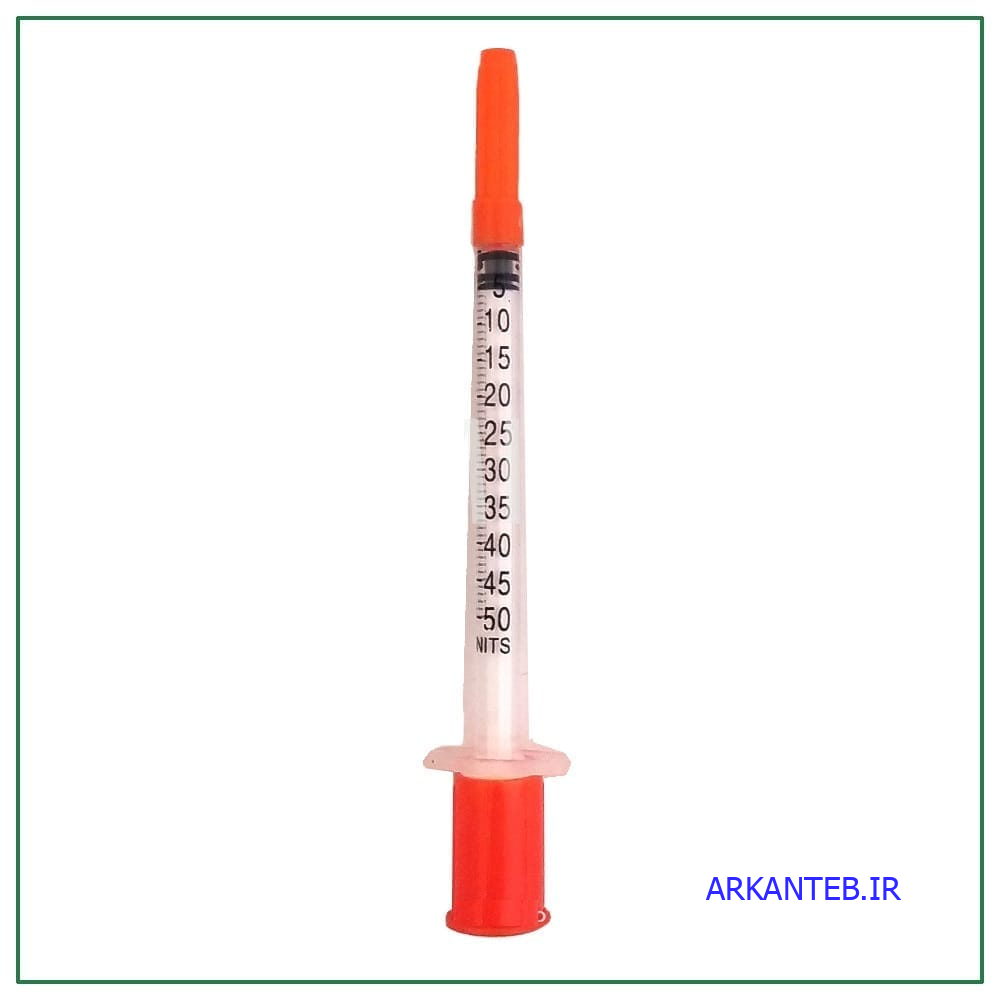 سرنگ انسولین آوا 0.5 سی سی ارکان طب