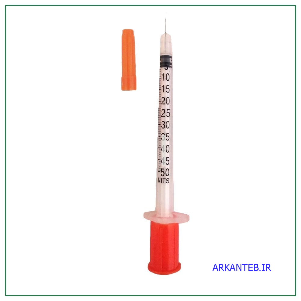 سرنگ انسولین آوا 0.5 سی سی ارکان طب