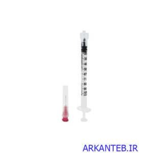 سرنگ انسولین سرسوزن جدا لوئرلاک یک میلی لیتر حلما طب ارکان طب