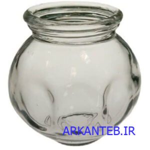 لیوان بادکش شیشه ای سایز3 برند فالیزک ارکان طب
