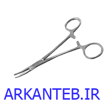 پنس موسکیتو سر کج استیل ارکان طب