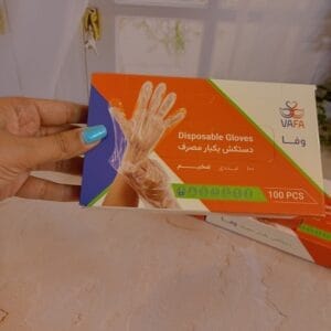 دستکش یکبار مصرف نایلونی وفا