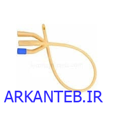 سوند فولی سه راه آبی پر رنگ سایز 24 ارکان طب