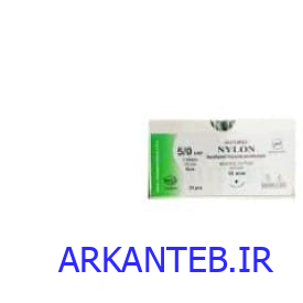 نخ جراحی نایلون سوچرز 5/0 ارکان طب