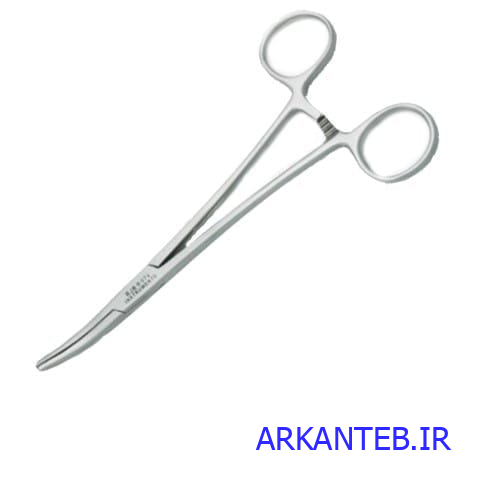 پنس هموستات 20 سانت سر کج ارکان طب