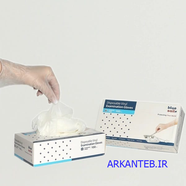 دستکش وینیل بلو سیل ارکان طب