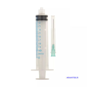 سرنگ سوپا 10ccبا سرسوزن 22-21 سه تیکه لوئرلاک (بسته 80 عددی) ارکان طب