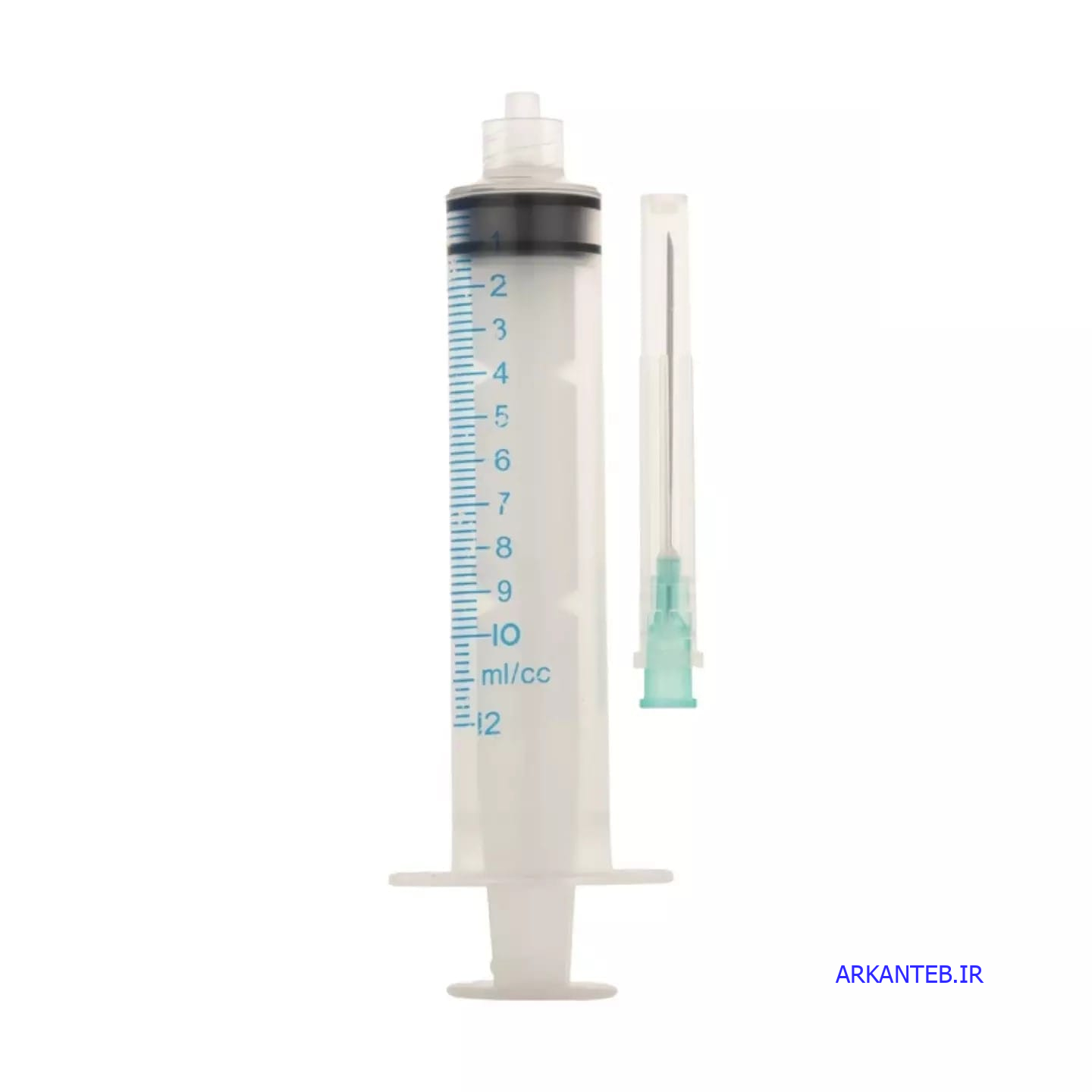 سرنگ سوپا 10ccبا سرسوزن 22-21 سه تیکه لوئرلاک (بسته 80 عددی) ارکان طب