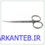 قیچی جراحی متز 14 سانت سر کج استیل ارکان طب