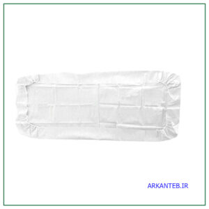 ملحفه یکبار مصرف دو سرکش سفید 220در120 گرماژ 20 بافتینه ارکان طب