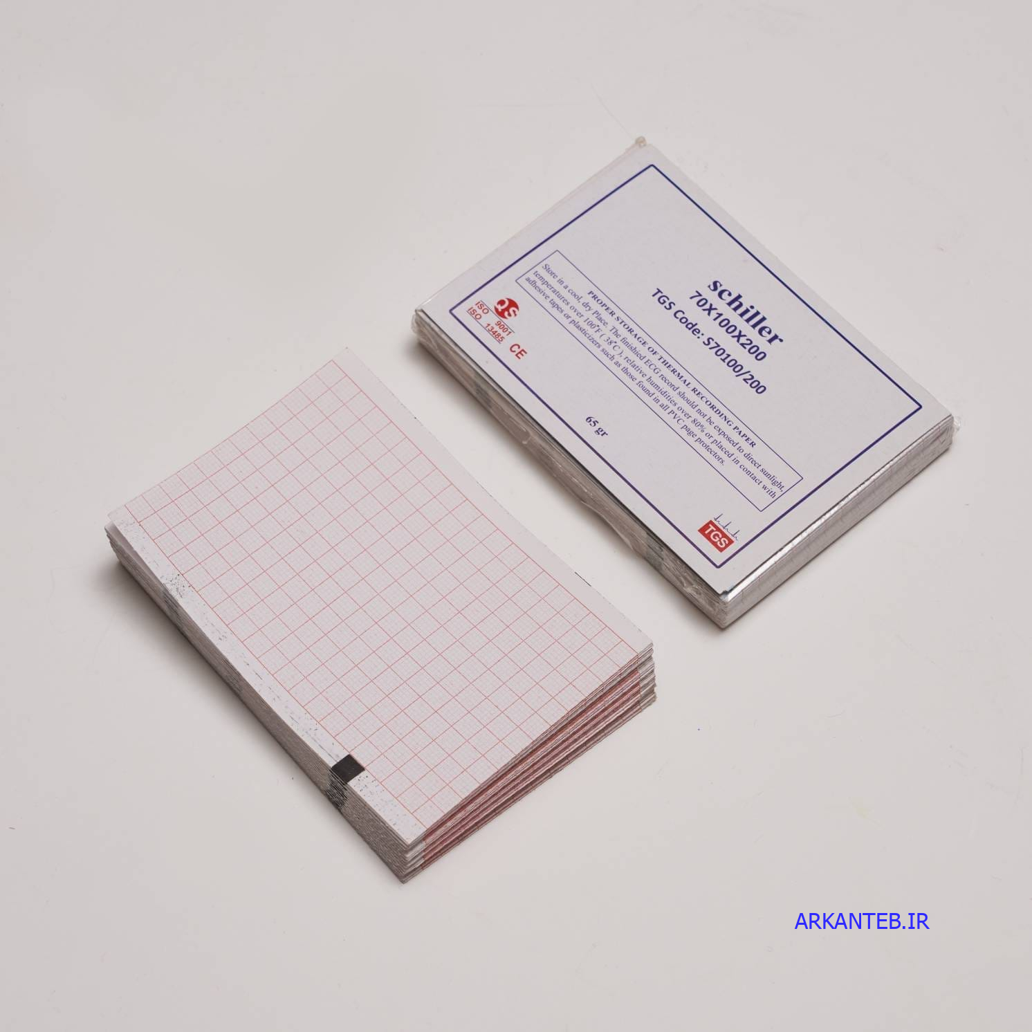 کاغذ الکتروشوک کورپالس کتابی سایز 7در10 سانت ارکان طب