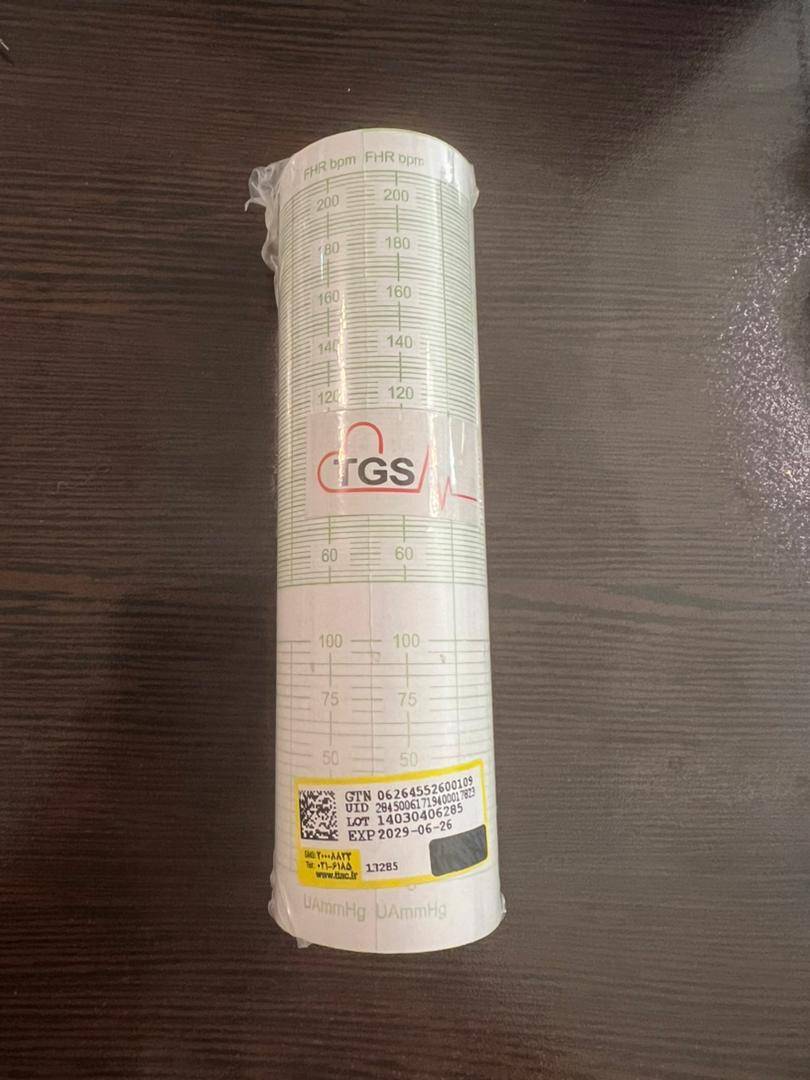 کاغذ فتال مانیتورینگ رولی سایز 15 سانت ارکان طب