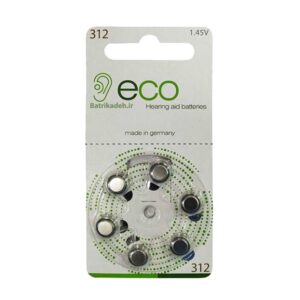 باتری سمعک شماره 312 برند اکو ECO ارکان طب