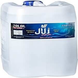آب دیونیزه ( مقطر ) 20 لیتری برند زلال ارکان طب