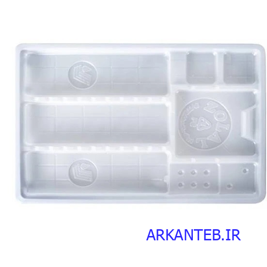 سینی یکبار مصرف دندانپزشکی معمولی درجه 1 برند زلال ارکان طب