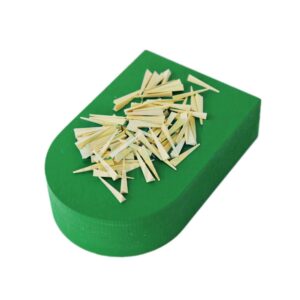 وج چوبی تک سایز زرد 100 عددی برند زلال ارکان طب